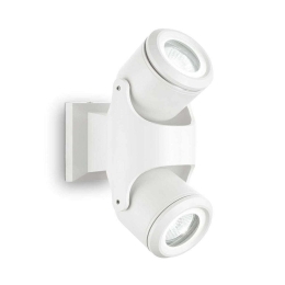 Φωτιστικό Τοίχου-Απλίκα Xeno 129495 9x14/16x24cm 2xGU10 28W IP44 White Ideal Lux