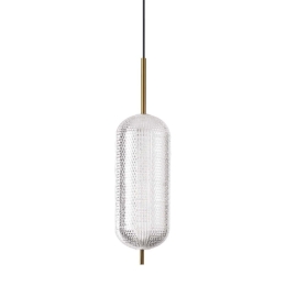 Φωτιστικό Οροφής Κρεμαστό Décor 292113 15x254cm LED 20W 3000K 2600Lm Clear Ideal Lux