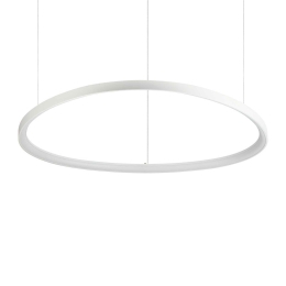 Φωτιστικό Οροφής Κρεμαστό Gemini 303895 105x205cm LED 80W 3000K 1000Lm White Ideal Lux