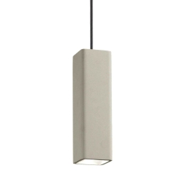 Φωτιστικό Οροφής Κρεμαστό Oak Square 150673 7x134cm GU10 max 35W Cement Ideal Lux