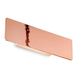 Φωτιστικό Τοίχου - Απλίκα Zig Zag 282169 29x9cm LED 12,5W 3000K 1450Lm Copper Ideal Lux