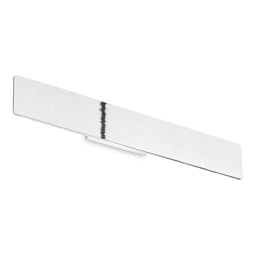 Φωτιστικό Τοίχου - Απλίκα Zig Zag 307183 75x8cm LED 30W 3000K 4100Lm Chrome Ideal Lux