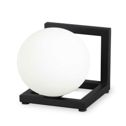 Επιτραπέζιο Φωτιστικό Angolo 284316 12x12cm G9 max 28W Black Ideal Lux