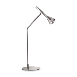 Επιτραπέζιο Φωτιστικό Diesis 291093 19x65,5cm LED 6,5W 3000K 600Lm Nickel Ideal Lux