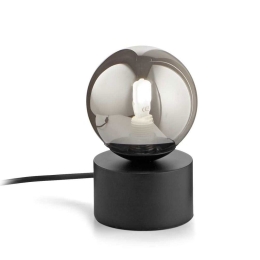 Επιτραπέζιο Φωτιστικό Perlage 292441 Φ10x15,5cm 1xG9 15W Black Ideal Lux
