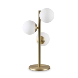 Επιτραπέζιο Φωτιστικό Perlage 292472 24x43cm 3xG9 15W Brass Ideal Lux