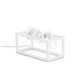 Φωτιστικό Δαπέδου Audio 279305 38x19cm GU10 max 2x50W White Ideal Lux