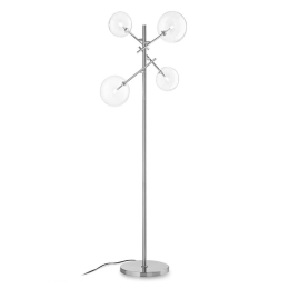 Φωτιστικό Δαπέδου Equinoxe 290959 56x166cm G4 max 4x2W Chrome Ideal Lux