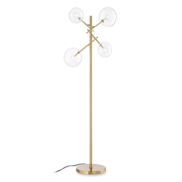 Φωτιστικό Δαπέδου Equinoxe 290966 56x166cm G4 max 4x2W Brass Ideal Lux