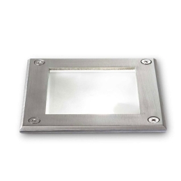 Φωτιστικό Δαπέδου Χωνευτό Park Square 117881 L 120 x H 125 x P 120 mm G9 max 15W Steel Ideal Lux