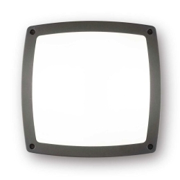 Φωτιστικό Τοίχου - Απλίκα Cometa 082240 30x8,5x30cm E14 max 3x28W Anthracite Ideal Lux