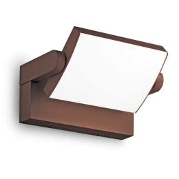 Φωτιστικό Τοίχου Swipe 307169 21,2x16,5x10cm Led 2000lm 20,5W 3000K Coffee Ideal Lux