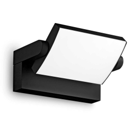 Φωτιστικό Τοίχου Swipe 287706 21,2x16,5x10cm Led 2000lm 20,5W 3000K Black Ideal Lux