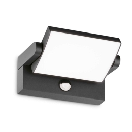 Φωτιστικό Τοίχου Με Αισθητήρα Swipe 287713 21,2x16,5x10cm Led 2000lm 21W 3000K Anthracite Ideal Lux