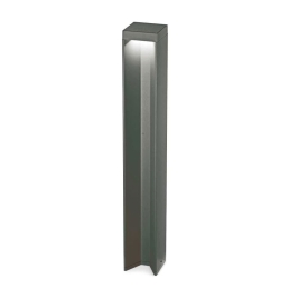 Φωτιστικό Δαπέδου Kurt 294025 8,5x65cm LED 11W 4000K 1000Lm Anthracite Ideal Lux