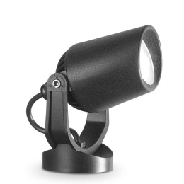 Φωτιστικό Δαπέδου - Προβολέας Elio 120201 12,5x35cm GU10 max 6W Black Ideal Lux
