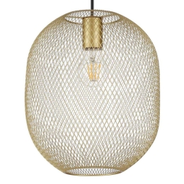 Φωτιστικό Οροφής Net 317267 Φ24,5x53,2/233,2cm 1xE27 42W Gold Ideal Lux
