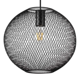 Φωτιστικό Οροφής Net 313788 Φ29,5x53,5/233,5cm 1xE27 42W Black Ideal Lux