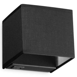 Φωτιστικό Τοίχου - Απλίκα Με Usb Kid 307459 9,5x5x9,6cm 1xG9 28W Black Ideal Lux