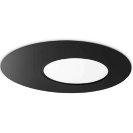 Φωτιστικό Οροφής - Πλαφονιέρα Iride 312477 Φ50x4cm Led 1450lm 17W 3000K Black Ideal Lux