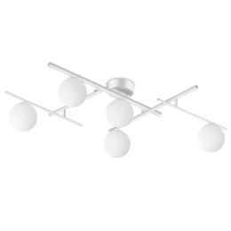 Φωτιστικό Οροφής - Πλαφονιέρα Atlas 328225 62x26,5cm 5xG9 4W White Ideal Lux