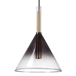 Φωτιστικό Οροφής Empire Cono 309798 Φ20x50cm 1xG9 28W Gold-Grey Ideal Lux