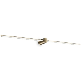 Φωτιστικό Τοίχου Filo 327785 115x11x5,5cm Led 2000lm 16W 3000K Brass Ideal Lux