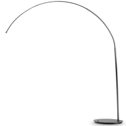 Φωτιστικό Δαπέδου Dorsale 286679 50x234x228cm 1xE27 60W Black Ideal Lux
