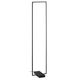 Φωτιστικό Δαπέδου Frame 299617 30x30x150,5cm Led 3000lm 30W 3000K Black Ideal Lux