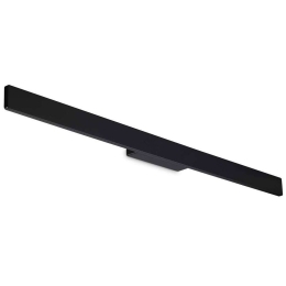 Φωτιστικό Τοίχου - Απλίκα Linea 313498 104x5x5cm Led 1950lm 20W 3000K Black Ideal Lux