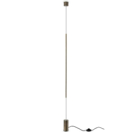Φωτιστικό Δαπέδου Filo 301075 Φ6x704cm Led 1900lm 15W 3000K Brass Ideal Lux