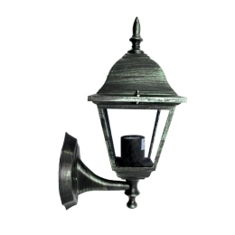 Φωτιστικό Τοίχου - Απλίκα Με Λάμπα Πάνω HI6041V Black - Green Aca