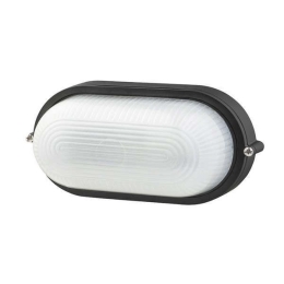 Φωτιστικό Οροφής - Τοίχου 21cm Χωρίς Πλέγμα HI5032B Black Aca