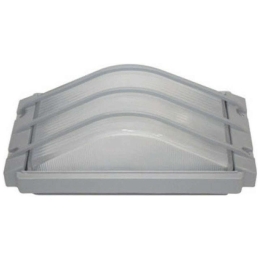 Φωτιστικό Τοίχου - Απλίκα HI5261G ΙΡ54 Ε27 60W Grey Aca