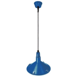 Φωτιστικό Οροφής Καμπάνα B020DL Φ250 Ε27 MAX 26W Blue Aca Μέταλλο,Γυαλί