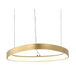 Φωτιστικό Οροφής Harmony BR97LEDP40GD 36W Led Φ42cm 120cm Gold Aca Αλουμίνιο