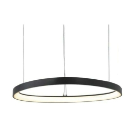 Φωτιστικό Οροφής Harmony BR97LEDP60BK 54W Led Φ60cm 120cm Black Aca Αλουμίνιο
