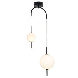 Φωτιστικό Οροφής Amelia TNK323LED11P 11W Led Φ37cm 120cm Black Aca Μέταλλο