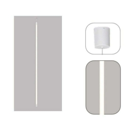 Φωτιστικό Οροφής Avenue ZM16LEDP100WH 18W Led Αφής Dimmable Φ1,8cm 250cm White Aca Μέταλλο