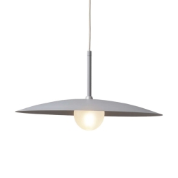 Φωτιστικό Οροφής Afinar OD94451PG 1xG9 Αμμοβολή Φ40cm 120cm Grey Aca