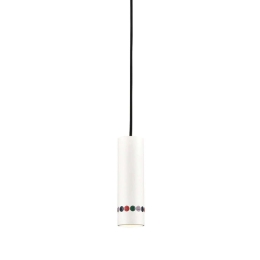 Φωτιστικό Οροφής Buttons YL22271PCF 1xGU10 Φ6cm Φ10cm 150cm White Aca