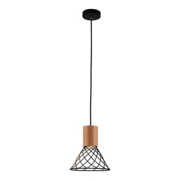 Φωτιστικό Οροφής Tornade OD95311PB 1xGU10 Φ20cm 120cm Black Aca