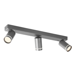 Φωτιστικό Οροφής - Σποτ Divino RA3633SGY 3xGU10 54x7x13,5cm Grey Aca