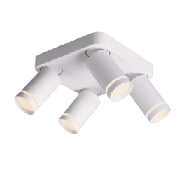 Φωτιστικό Οροφής - Σποτ Divino RA3634CWH 4xGU10 21x21x13,5cm White Aca