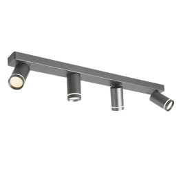 Φωτιστικό Οροφής - Σποτ Divino RA3634SGY 4xGU10 76x7x13,5cm Grey Aca