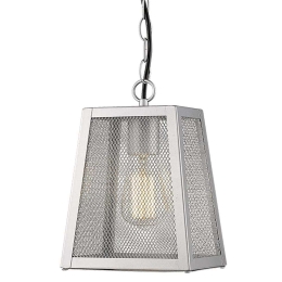 Φωτιστικό Οροφής Εξωτερικού Χώρου NYX1PPS 18x14x27,5cm 1xE27 IP44 Silver Aca Ατσάλι,Γυαλί