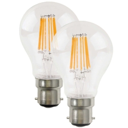 Λαμπτήρας Led (Σετ 2Τμχ) VINTA722NWP B22 7W 4000K 620lm Clear Aca