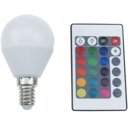 Λαμπτήρας Led Smart G45414RGBWN E14 4W RGB/3000K 300lm White Aca