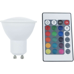 Λαμπτήρας Led Smart GU105RGBWN GU10 5W RGB/3000K 400lm White Aca
