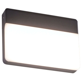 Φωτιστικό Τοίχου - Απλίκα Yuta LG1329G 20x3x13,5cm Led 650lm 13W 3000K Dark Grey Aca